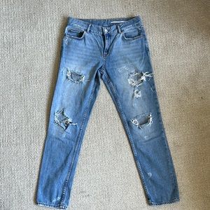 Zara Woman Mid rise Relaxed Fit Jeans Size 36 - US 4